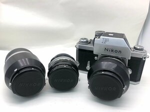 Nikon F / NIKKOR-S Auto 1:1.4 f=50mm 他 一眼レフカメラ レンズ フード まとめ ジャンク 中古【UW050347】