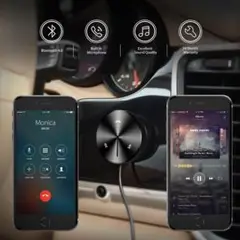 車載用Bluetoothレシーバー 受信機 オーディオレシーバー 車載充電器