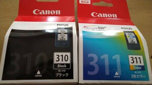 Canon キヤノン インクカートリッジ　BC-310 BC-311 未開封　取付期限　2025 10月