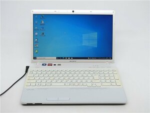 カメラ内蔵/15型/ノートPC/Win10/新品SSD256/8GB/AMD　E-350/SONY　VPCEL16FJ　MS office2021ProPlus搭載　新品無線マウス　