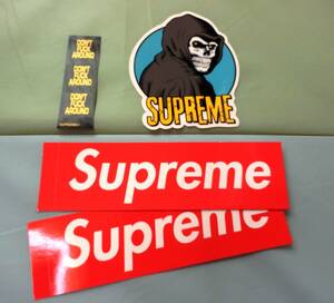 Supreme シュプリーム 2023ss 他 ステッカー ボックスロゴ他 計４枚セット オンライン購入時受領 正規品