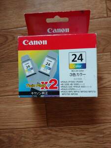 純正　キャノン　BCI-24　3色カラー二入り　新品未開封　送料220円