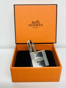 HERMES カデナ シルバー 南京錠 チャーム エルメス シェーヌダンクル アクセサリー ケリー 124番