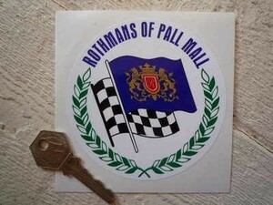 ◆送料無料◆ 海外 Rothmans of Pall Mall ロスマンズ 100mm ステッカー