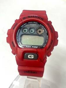 CASIO カシオ G-SHOCK 腕時計 クォーツ DW-6900K デジタル メンズ 赤 レッド 未稼働 ケース付き ラウンドフェイス kk121102