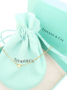 TIFFANY ティファニー バイザヤード ダイヤモンド　ネックレス　k18PG