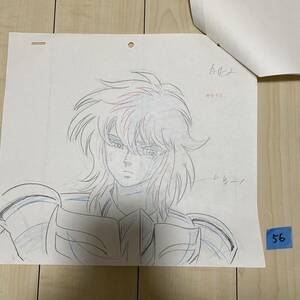 管56 聖闘士星矢 原画（下書き原画)セット 青銅聖闘士 白鳥座 キグナス 氷河 当時物・貴重な品！！