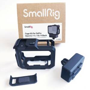 「一円スタート」SMALLRIG Hero12 / Hero11 / Hero 10 / Hero 9 GoPro用 ブラック ケージ 3083C 「1円」AKI01_2524