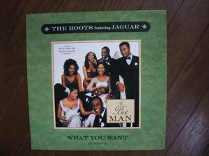 12インチ☆　The Roots Featuring Jaguar　What You Want　☆