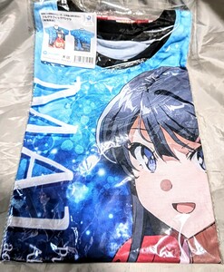 青春ブタ野郎はバニーガール先輩の夢を見ない 桜島麻衣 フルグラフィックtシャツ azumarker アニメ tシャツ フリーサイズ