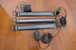 水槽照明LEDライト3点　淡水＆海水両用 (IPL-50)46～66cm/DADDYPET 45～65cm