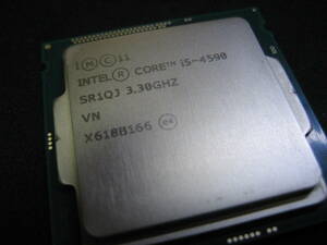 Core i5-4590 3.30 GHz ※ターボ・ブースト時：3.70 GHz、4コア・４スレッド（Haswell、LGA1150）／正常動作・美品：1個