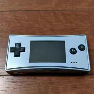 ☆動作確認済み 美品☆ 任天堂 Nintendo GAME BOY micro レトロゲーム ゲームボーイミクロ 本体 シルバー 銀