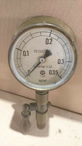 176. 蒸気機関車 圧力計 PRESSURE GAUGE Toyokeiki kogyo 鉄道 国鉄鉄道