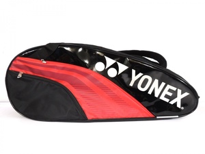 中古 YONEX ヨネックス ラケットバッグ 6 レッド ／ブラック テニスラケット６本用 バドミントン バッグ リュック