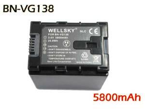 新品 残量表示可能 VICTOR BN-VG138 BN-VG107 互換バッテリー