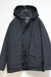 E514 メンズ 美品 WOOLRICH ウールリッチ 3WAY ダウンジャケット ダウンコート ダウンベスト GORETEX ゴアテックス 黒 ブラック Lサイズ