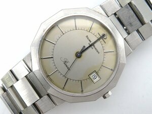 1円■ジャンク■ ボーム＆メルシェ ジュネーヴ シルバー クオーツ ユニセックス 腕時計 M40802
