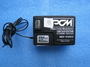 【即決】JR 受信機 　NER-638XZ　PCM 40MHz　85番クリスタル付き　中古、、、B(J中）