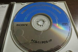 【ディスクのみ】SONY ビデオ会議システム用ソフト　PCS-1/PCS-1P　マニュアル