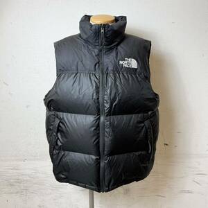 236＊中古品 THE NORTH FACE ノースフェイス MENS/HOMMES ダウンベスト 700 XLサイズ ブラック NF0A3JQQ 現状品＊