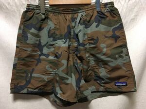 美品 patagonia バギーズショーツ 5inc Mショートパンツ 廃番希少品 迷彩 カモフラージュ baggies shorts