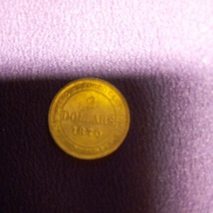 金貨　イギリス1970年ビクトリア女王ニューファランド島2、4g