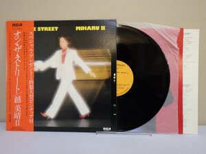 LP レコード 帯 MIHARU II 越 美晴 II ON THE STREET オン ザ ストリート 【E+】 M4246J