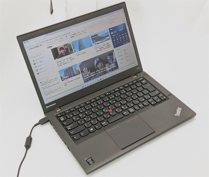 即決 ノートパソコン 14型 lenovo ThinkPad T440s 中古良品 第4世代Core i5 4GB 高速SSD Wi-Fi カメラ Bluetooth Windows11 Office 保証付