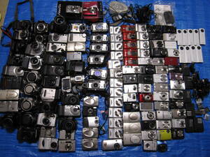 デジカメ 大量 ジャンク品 130台 Canon(IXY PowerShot) Nikon SONY OLYMPUS MINOLTA RICOH FUJIFILM Panasonic CASIO 