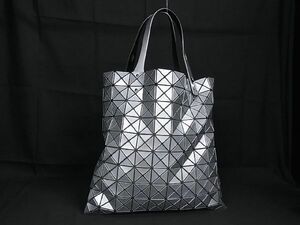 1円 ■極美品■ BAO BAO ISSEY MIYAKE バオバオイッセイミヤケ プリズム PVC トートバッグ ショルダー 肩掛け シルバー系 AQ6985