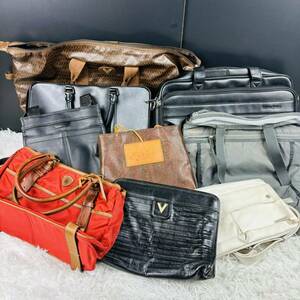 ブランド バッグ まとめ セット 9点 PORTER ETRO Paul Smith Felisi ITAKEO KIKUCHI Samsonite VALENTINO ビジネスバッグ ショルダーバッグ