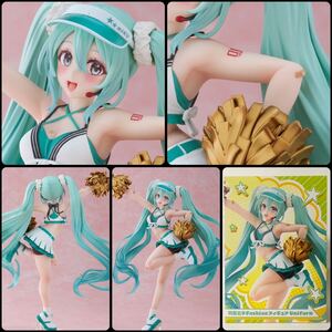 未開封★初音ミク ファッション フィギュア ユニフォームver チアガール タイトー HATSUNE MIKU Fashion Figure Uniform Taito ANIME