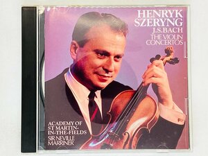 即決CD BACH VIOLIN CONCERTOS / HENRYK SZERYNG / バッハ シェリング ヴァイオリン マリナー 指揮 Z12
