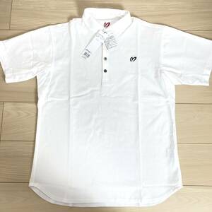 新品正規品 PEARLYGATES マスターバニー 半袖ポロシャツ 6(LL) シンプル ホワイトゴルフ ポロシャツ ゴルフウェア 
