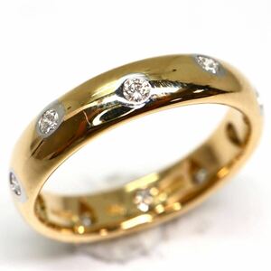 TIFFANY&Co.(ティファニー）箱付き!!《Pt950/K18(750) ドッツ リング》A 約4.7g 11号 ジュエリー ring 指輪 jewelry diamond EG0/EH5