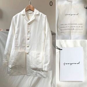 新品 2021SS toogood トゥーグッド フォトグラファー ジャケット 0 レディース THE PHOTOGRAPHER JACKET canvas raw アイボリー 送料無料