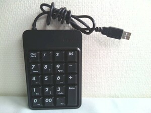 ELECOM USB テンキーボード TK-UEHBK★ 動作品