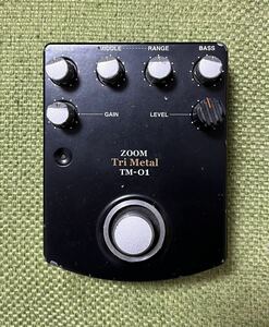 【訳あり】ZOOM Tri Metal TM-01　ハイゲイン・ディストーション・エフェクター・ペダル