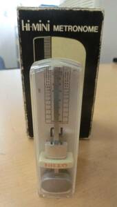 中古 NIKKO Hi-mini METRONOME ミニ メトロノーム [56-497]◆送料無料(北海道・沖縄・離島は除く)◆