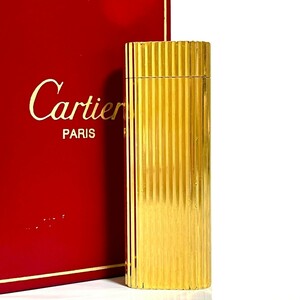 １円スタート Cartier カルティエ ライター ガスライター ゴールド 喫煙具