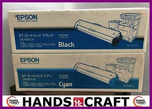 エプソン ETカートリッジ LPCA3ETC4Ｃ/ LPCA3ETC5K　2本セット 未使用品　シアン/ブラック 使用期限不明　EPSON