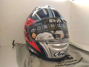 新品 未使用 ARAI RX7X NAKANO GP2 61-62 XLサイズ 中野真矢モデル 56Racing