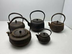 ★南部鉄器★まとめ売り 鉄瓶 煎茶道具 サビや汚れあり【中古/現状品】