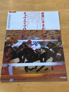 【N】非売品　名馬　クリアファイル　ヒーロー列伝 No.16 キョウエイプロミス　JRA
