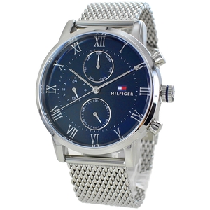 トミーヒルフィガー 腕時計 メンズ シンプル 青文字盤 かっこいい腕時計 誕生日 プレゼント 卒業 入学 お祝い
