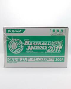 【KONAMI】コナミ　BBH2011 ベースボールヒーローズ2011　シャインスター ブースターパックVOL.7.0 シュリンク付新品未開封 200枚入り1箱　