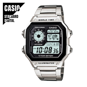 CASIO STANDARD カシオ スタンダード デジタル シルバー メタル AE-1200WHD-1A 腕時計 メンズ CASIO専用ケース付き ★新品 送料無料