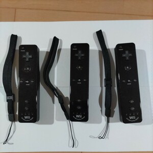 Wii リモコン 黒 ３個セット
