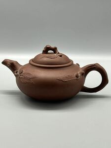 古中国 70年代朱泥 急須 煎茶道具 